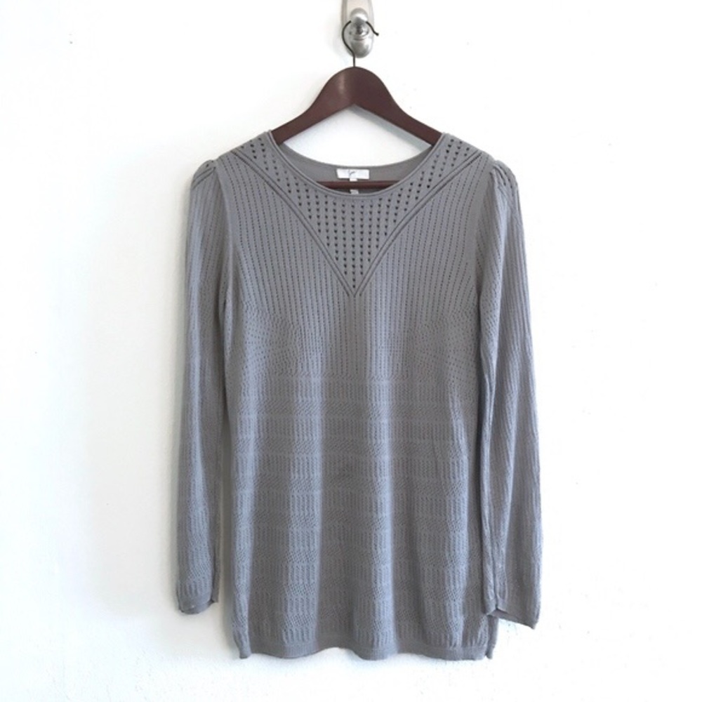 Joie Lightweight Pointelle Sweater